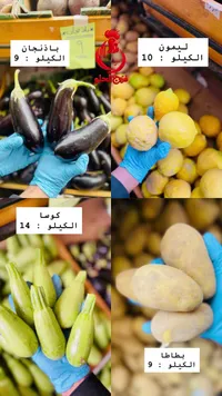 باذنجان طازج - سوق غزة