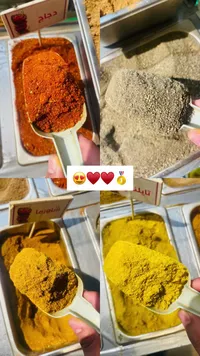 تشكيلة بهارات وتوابل متنوعة