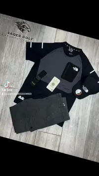 طقم ملابس صيفي رجالي - ذا نورث فيس (The North Face)