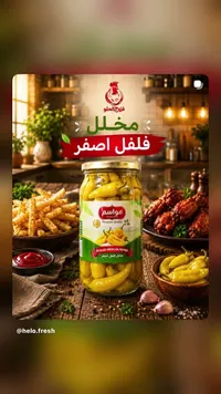 مخلل فلفل أصفر - مواسم