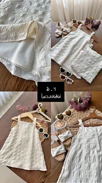 فستان صيفي بناتي - إل سي وايكيكي (LC Waikiki) - سوق غزة