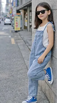أفرول جينز أطفال (Denim)