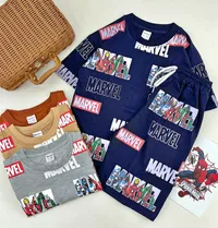 طقم ملابس أطفال صيفي بتصميم مارفل (Marvel)
