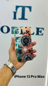 كفر حماية آيفون 13 برو ماكس - كروم هارتس (Chrome Hearts)