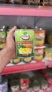 قطع أناناس في شراب خفيف - بري-تشين (Pri-Chen)
