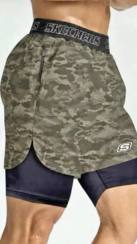 شورت رياضي بطبقة مزدوجة - سكيتشرز (Skechers)