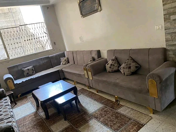 طقم كنب - الشيخ رضوان - مفروشات - سوق غزة