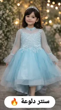 فستان سهرة للأطفال - سنتر دلوعة