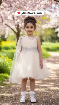 فستان سهرة ناعم للبنات