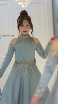 فستان سهرة فاخر للأطفال - كيدز آك باي ستيم (Kids.ak by stem)