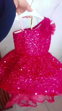 فستان سهرة بناتي لامع