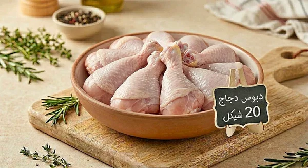 دبوس دجاج طازج - مواد غذائية وبقالة - سوق غزة