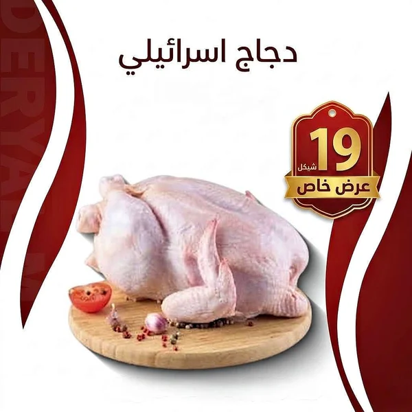 دجاج طازج - مواد غذائية وبقالة - سوق غزة
