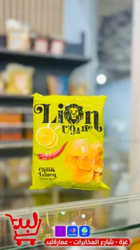شيبس بطاطس بنكهة الشطة والليمون - ليون (Lion)
