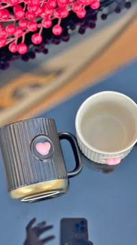 كوب بتصميم قلب (Heart Mug)