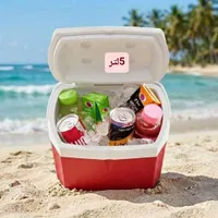 حافظة ثلج ومبرد مشروبات محمول - 5 لتر