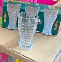 طقم كاسات زجاجية مودرن - بانا غلاس (Banna Glass)