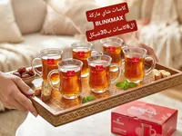 طقم كاسات شاي زجاجية - بلينك ماكس (Blinkmax) - سوق غزة