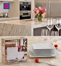 طقم عشاء مربع - كيتشن جود هيلبر (Kitchen Good Helper)