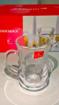 كوب شاي زجاجي - بلينكماكس (Blinkmax)
