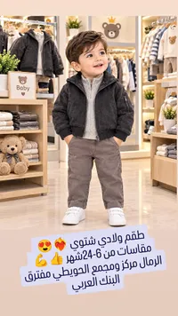 طقم ولادي شتوي