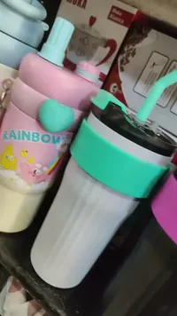 كوب ماء مع ماصة - رينبو (Rainbow)