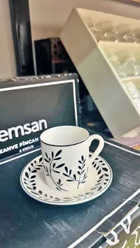 طقم فناجين قهوة 6 قطع - إمسان (Emsan)