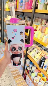 كوب باندا مع ماصة