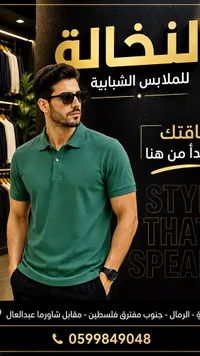 قميص بولو رجالي - نخالة