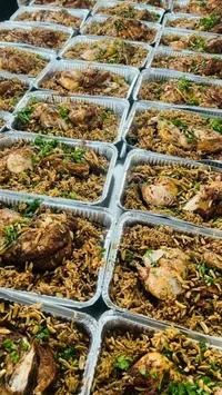 دجاج مندي مع رز