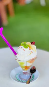 آيس كريم حلوى فاخرة