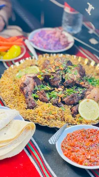 وجبة دجاج مسخن فلسطيني