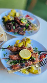 وجبة شيش طاووق مشوي