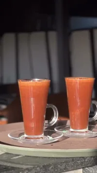 عصير فواكه مشكلة