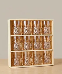 طقم كاسات شاي فاخرة
