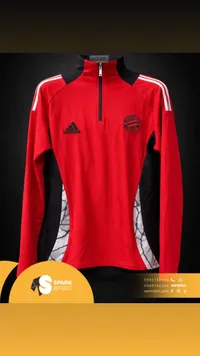كنزة رياضية بسحاب لنادي بايرن ميونخ - أديداس (Adidas)