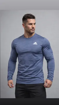 بلوزة رياضية بأكمام طويلة - أديداس (Adidas)