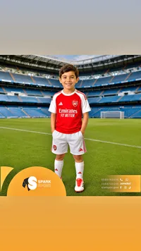 طقم نادي أرسنال الرياضي للأطفال - أديداس (Adidas)