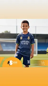طقم رياضي للأطفال - ريال مدريد (Adidas)