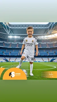 طقم كرة قدم للأطفال - ريال مدريد (Real Madrid)