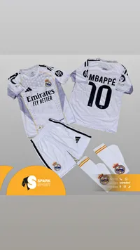 طقم رياضي ريال مدريد - مبابي رقم 10 (Adidas)