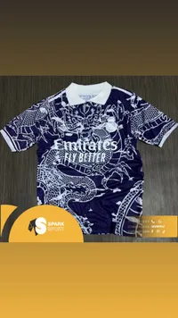 قميص ريال مدريد الأساسي بتصميم التنين - أديداس (Adidas)