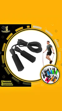 حبل قفز رياضي بمقابض إسفنجية - سبارك سبورت (Spark Sport)