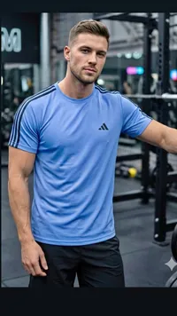تيشيرت رياضي بأكمام قصيرة - أديداس (Adidas)
