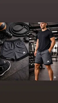 شورت رياضي رجالي - أديداس (Adidas)