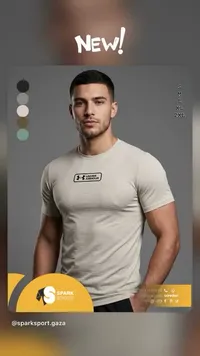 تي شيرت رجالي - اندر ارمر (Under Armour)