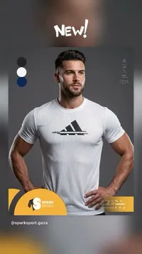 تيشيرت رياضي - أديداس (Adidas)