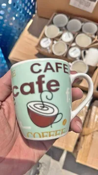 مج سيراميك بتصميم القهوة