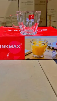 كوب زجاجي شفاف - بلينك ماكس (Blinkmax)