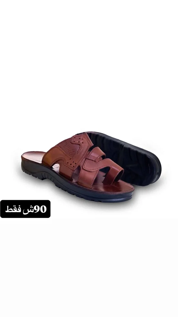 صندل شبابي جلدي - بونتو (Punto) - أحذية - سوق غزة